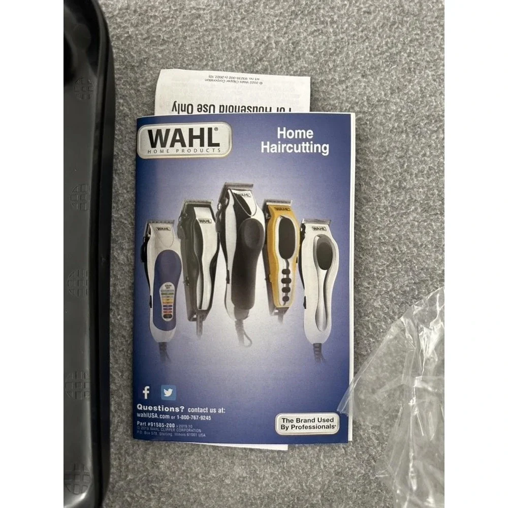 Wahl Home Haircutting Kit Color-Coded Guide‎ Combs Clipper Set w/ Case New